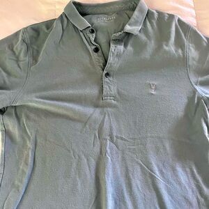 Allsaints blue polo